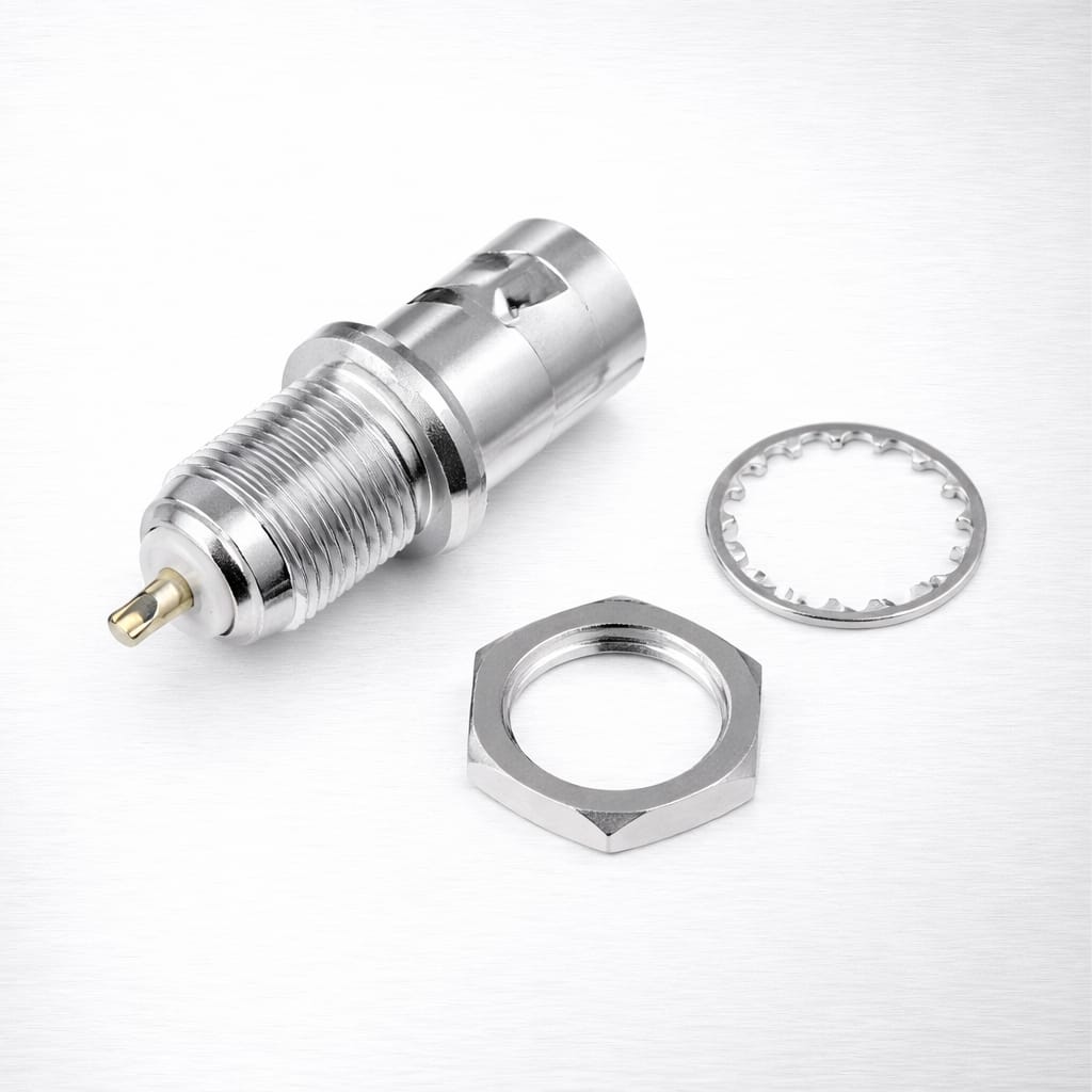 BNC PCB Front Mount Receptacle Jack