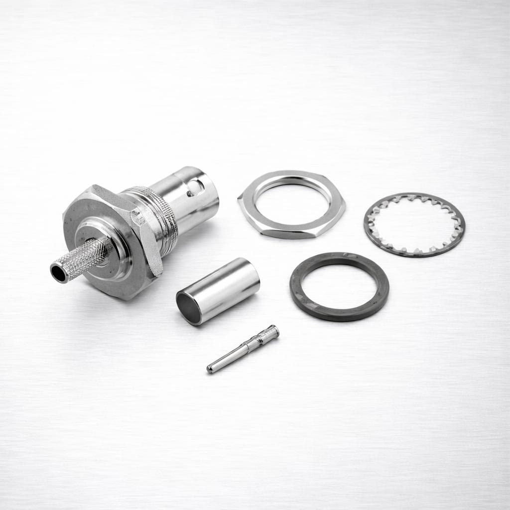 BNC Bulkhead Crimp Jack